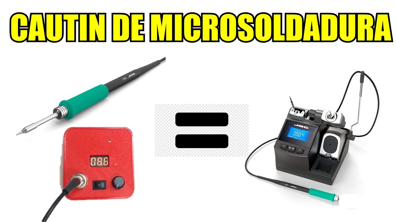 Arma tu CAUTIN de MICROSOLDADURA con poco dinero