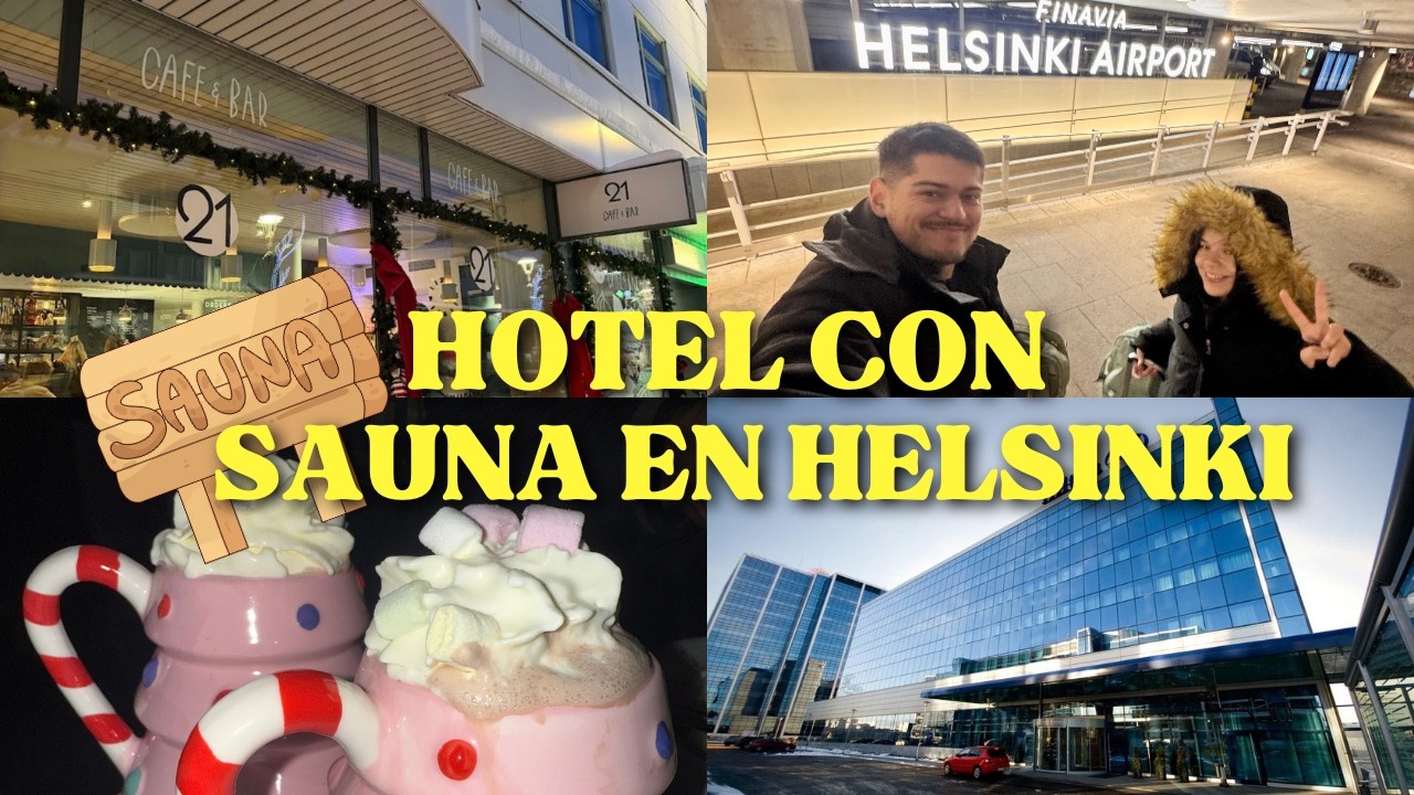 Comiendo en Rovaniemi 🇫🇮 | Hilton Helsinki Airport con Sauna  - Finlandia Vlog #5