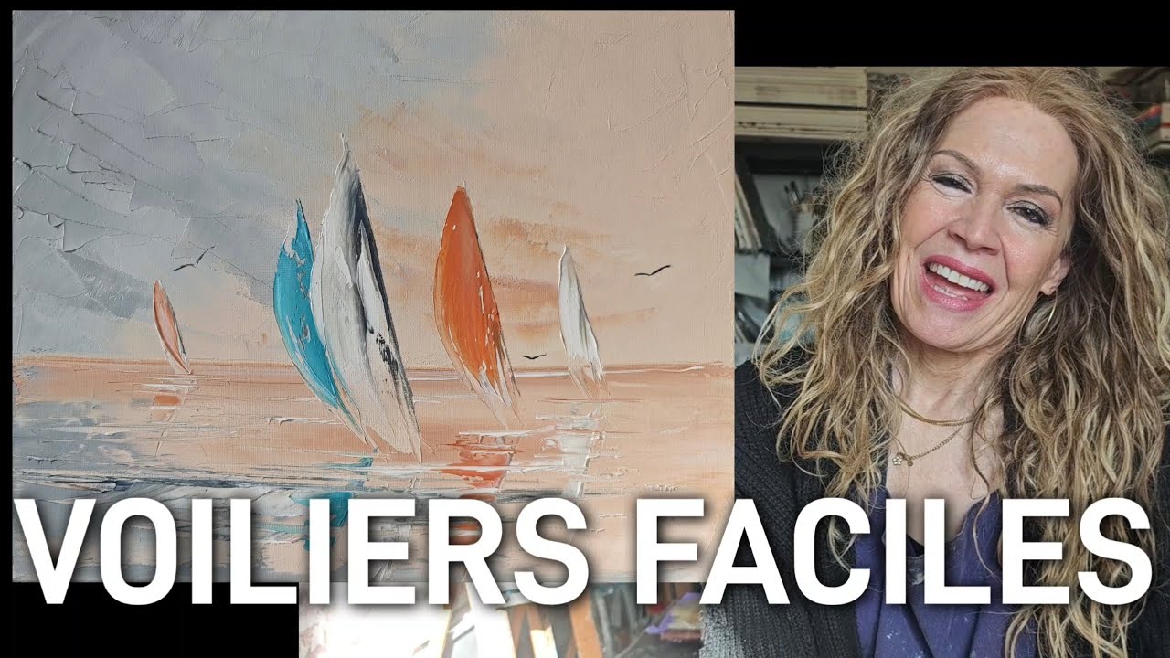 PEINDRE DES VOILIERS FACILEMENT par Nelly LESTRADE 