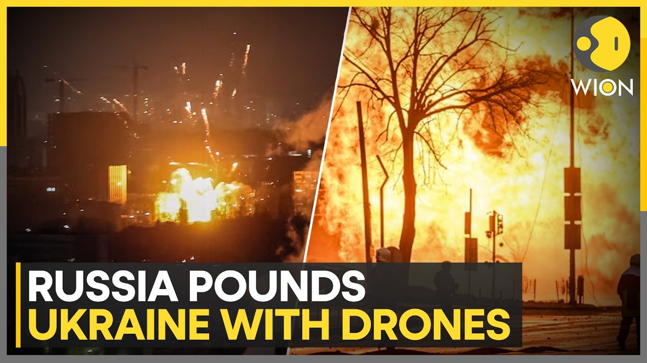 Ukraine War Escalates as Russia Pounds Cities with Drones | WION