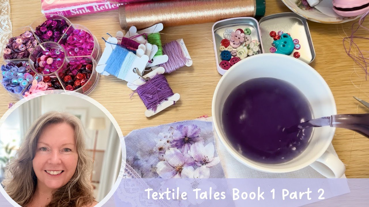 160. Slow Stitching a Fabric Book Inspired by Sink Reflections Part 2 #roxysjournalofstitchery