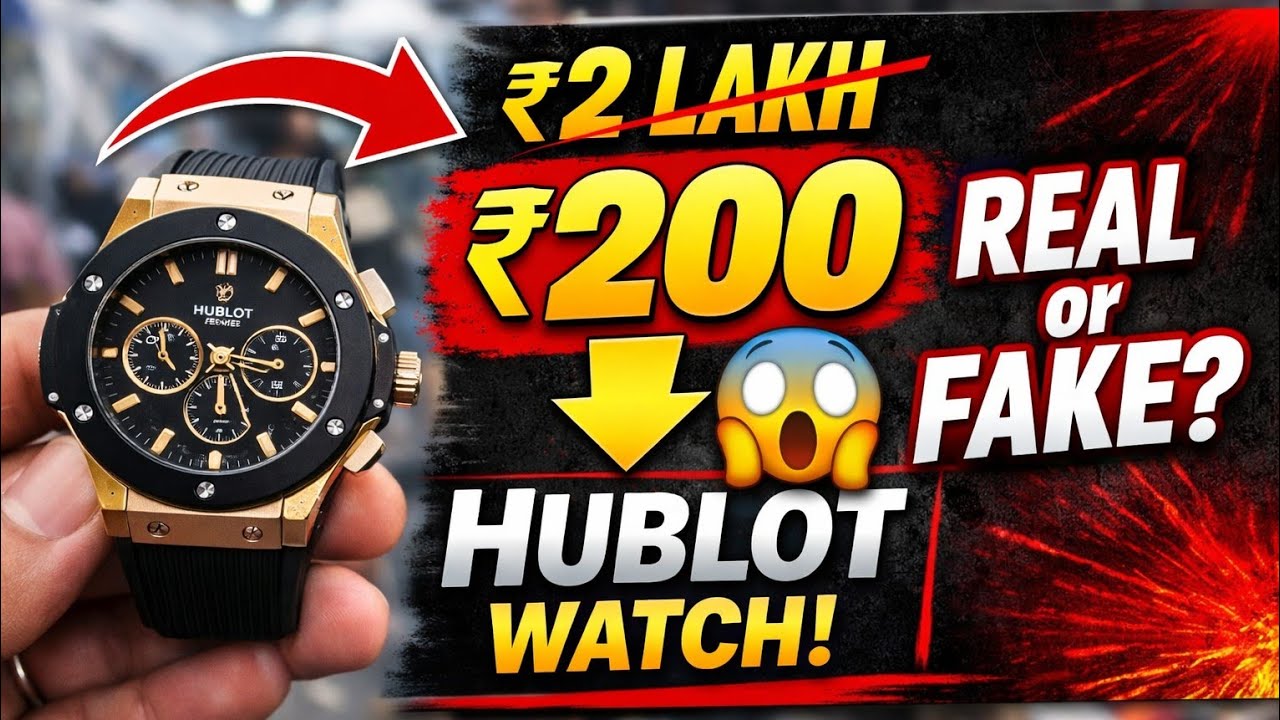 ​Pune Juna Bazar 2026: Luxury Watches ka Khazana! ⌚ ₹200 mein Hublot mil gayi! 😲