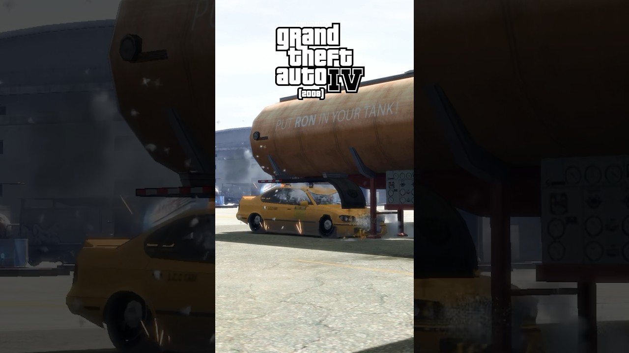 EVOLUTION of CAR vs. TRUCK TRAILER CRASH LOGIC in GTA GAMES!🚛🚘💥 ​⁠@CJJBR #gta #gaming
