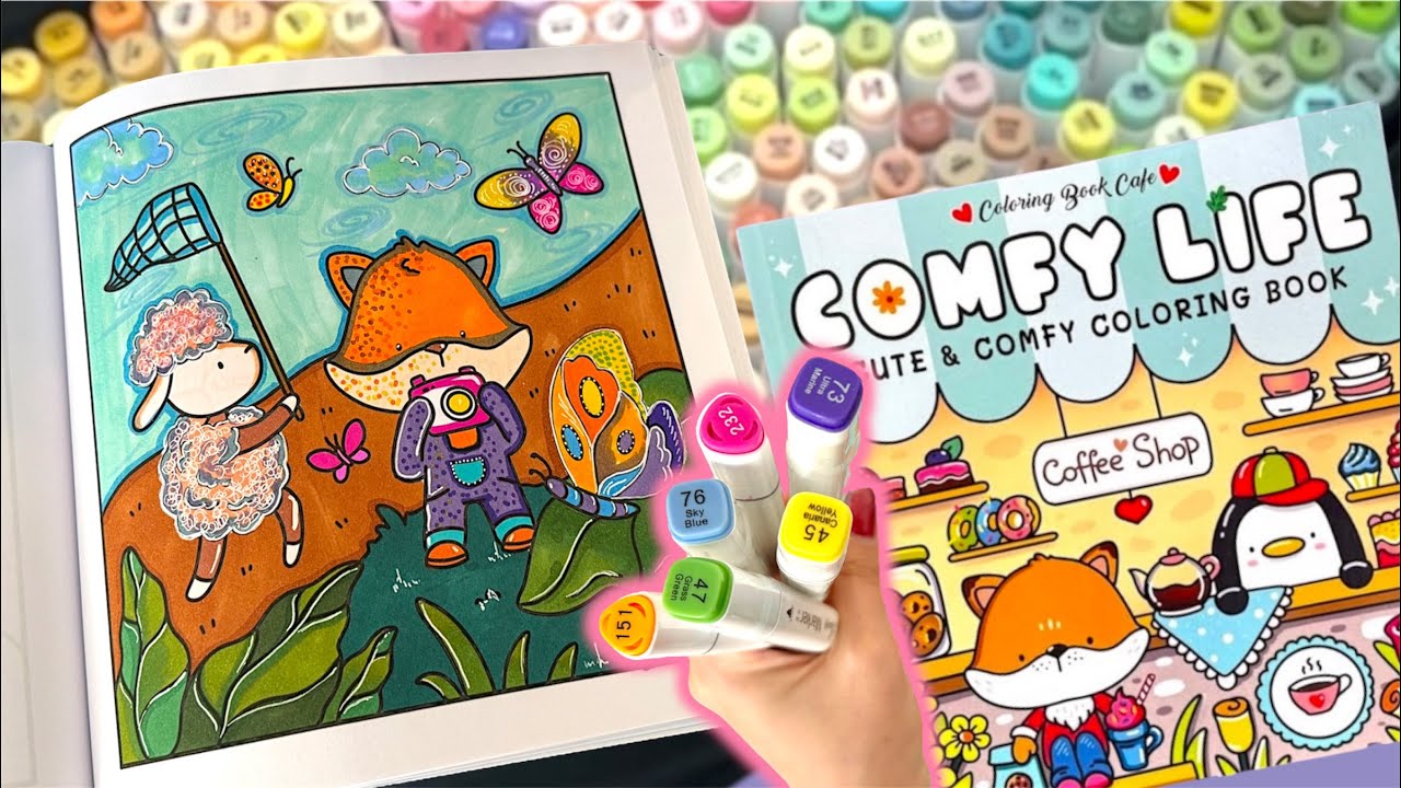 Color With Me: Comfy Life Coloring Book❗ Cozy Color Book for Adults