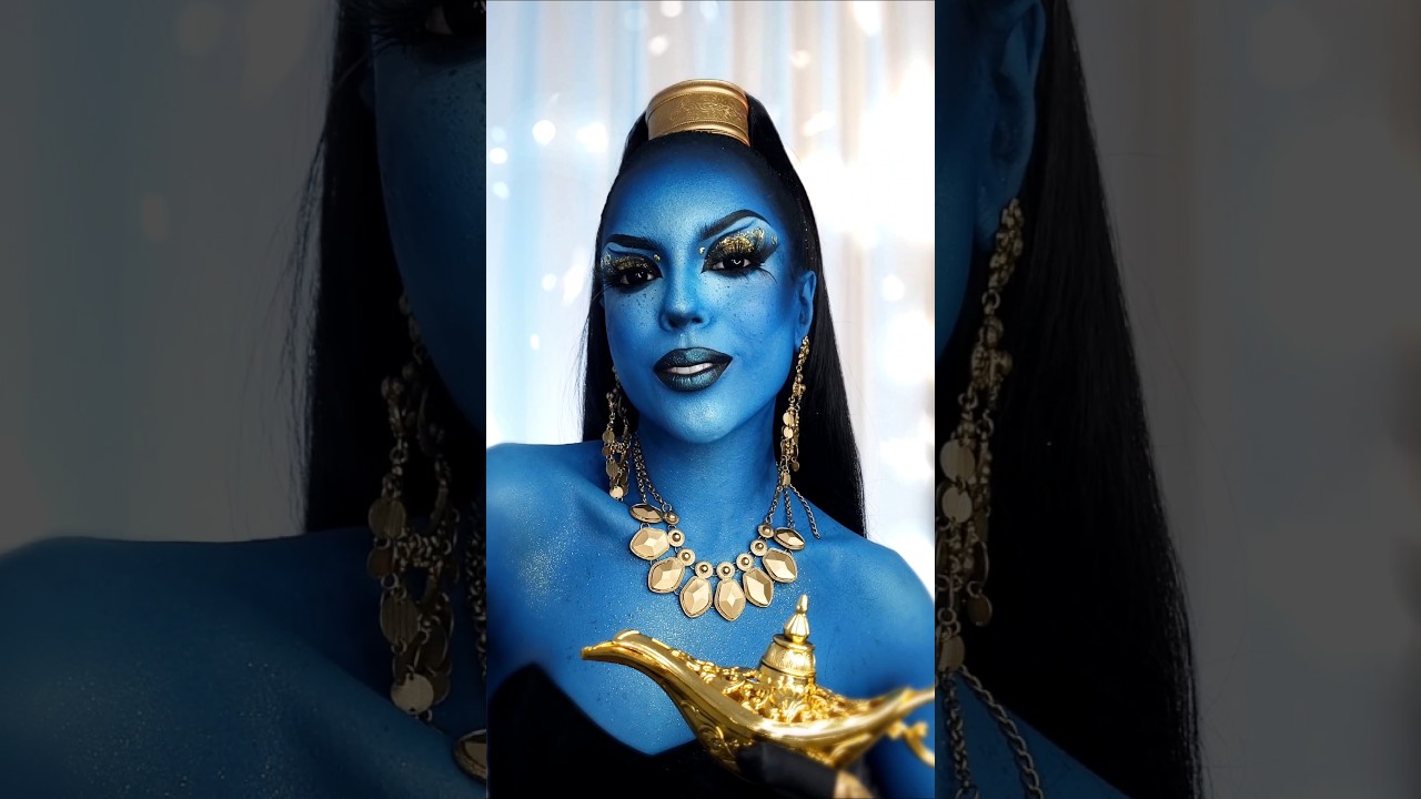 GENIAL 🧞&zwj;♂️🩵 #aladdin #genio #disney