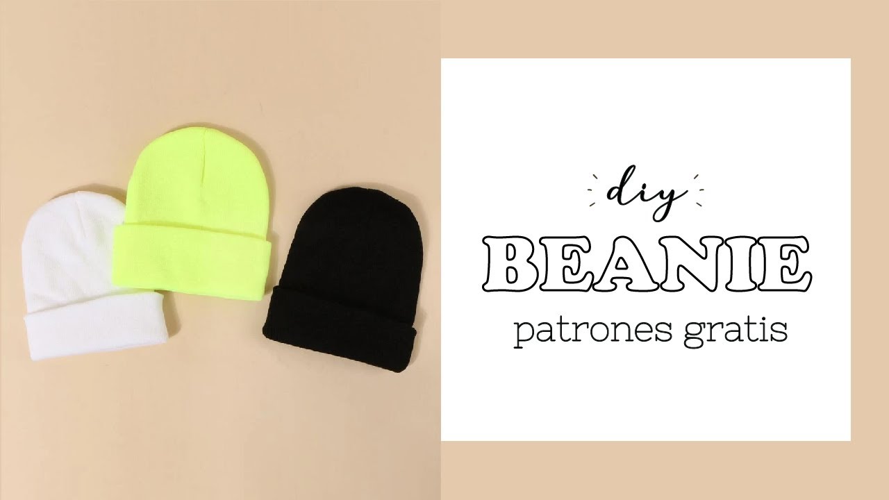 Cómo hacer un Beanie ll Patrones gratis ✨