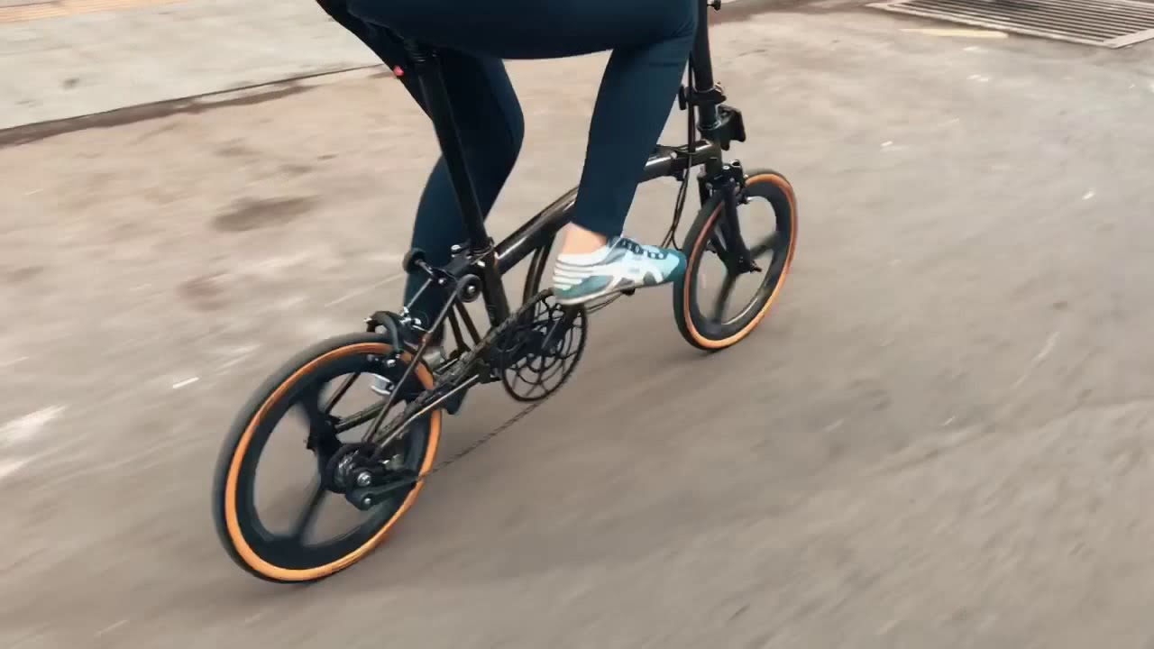 BROMPTON BLACK LACQUER S2E Black Edition . Ti Parts