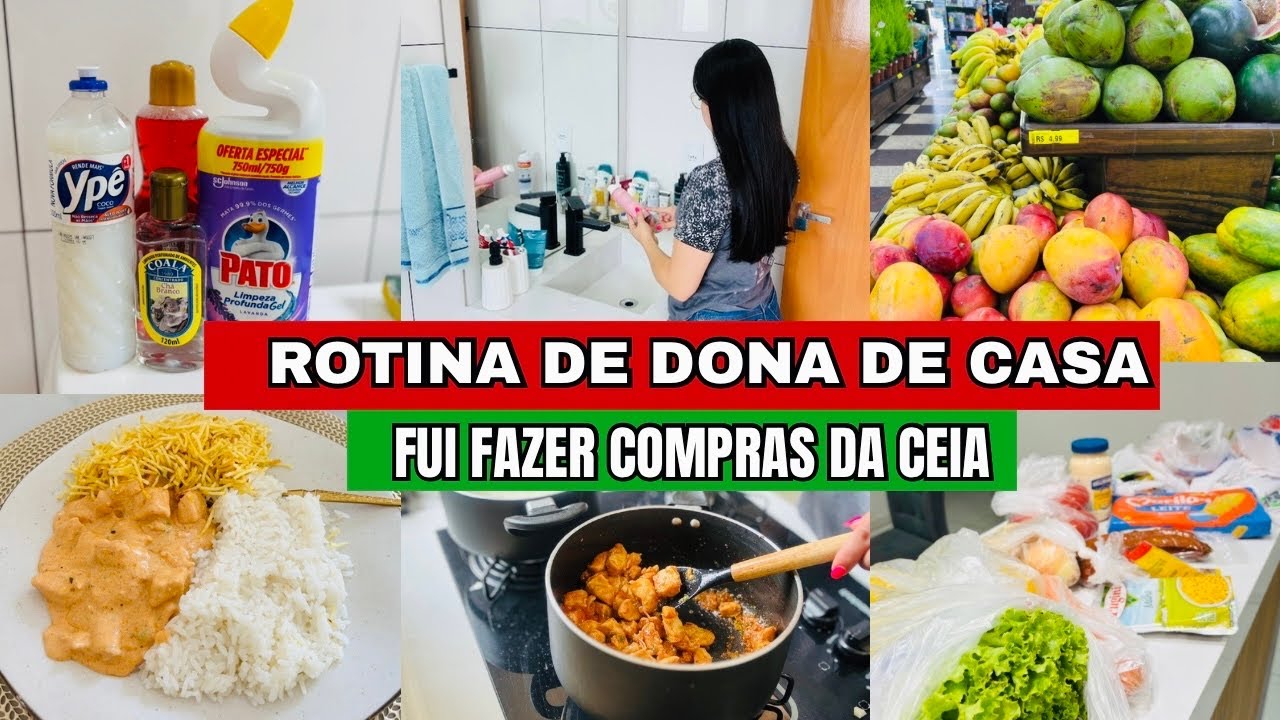ROTINA DE DONA DE CASA + COMPRAS PARA A CEIA DE NATAL|
