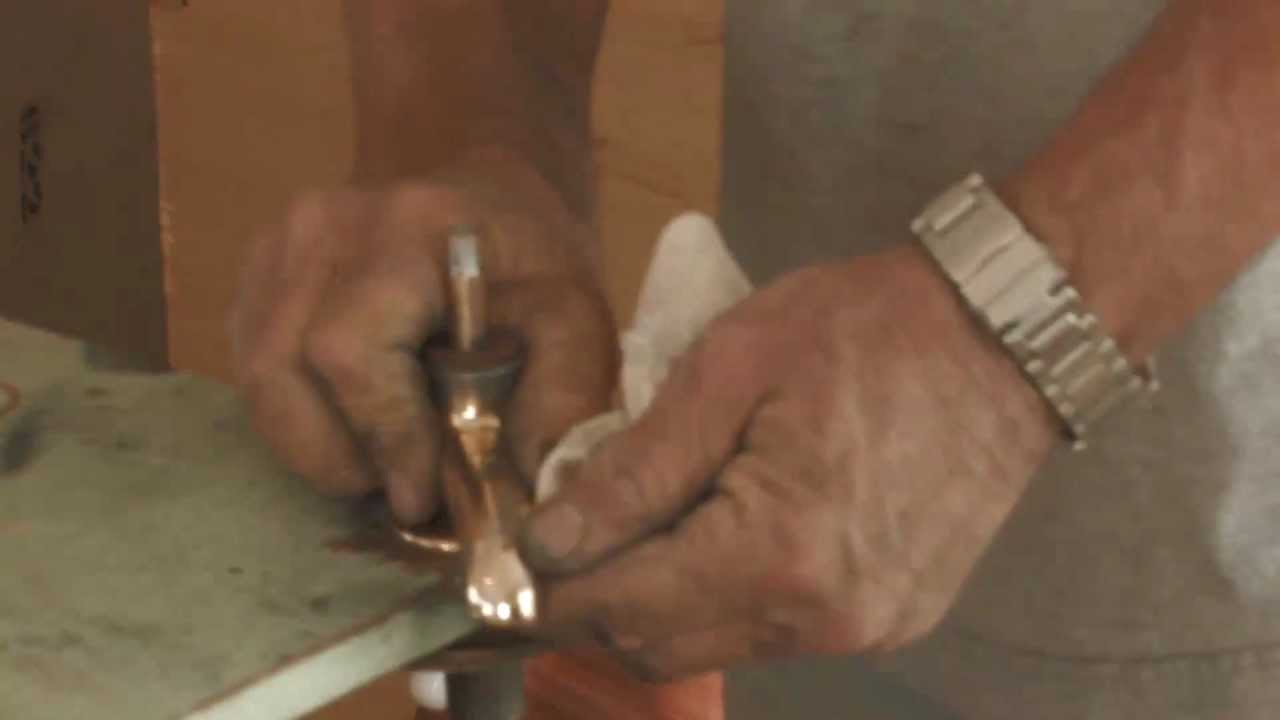 changing vintage chrome faucets to aged brass