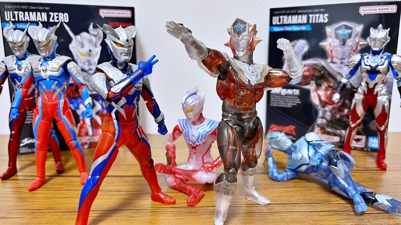 【見事当選！】 S.H.Figuarts ウルトラマンゼロ & ウルトラマンタイタス Special Clear Color ver. フィギュアーツ レビュー