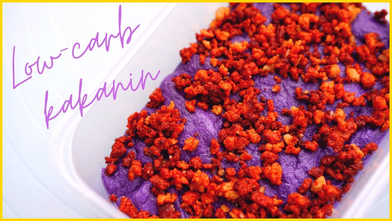LOW CARB UBE KAKANIN Recipe super easy to make 