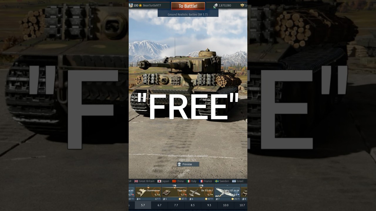 Как получить бесплатные наборы и GE #warthunder #shorts