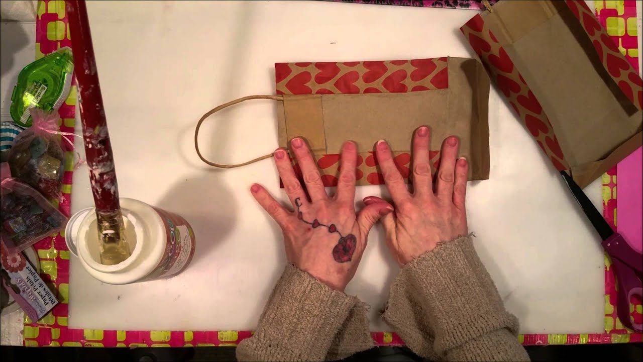 Tutorial: How To Turn A Gift Bag Into A Journal