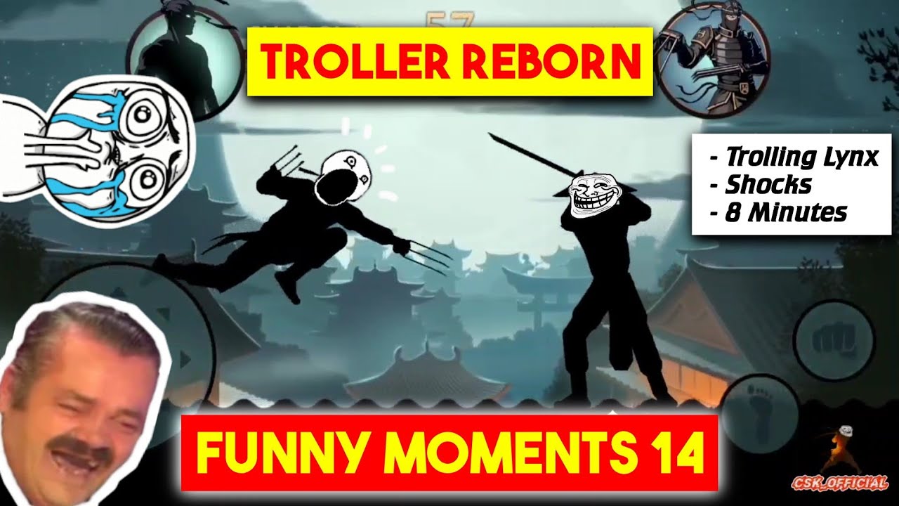 Troller Reborn | Funny Moments 14 | Shadow Fight 2