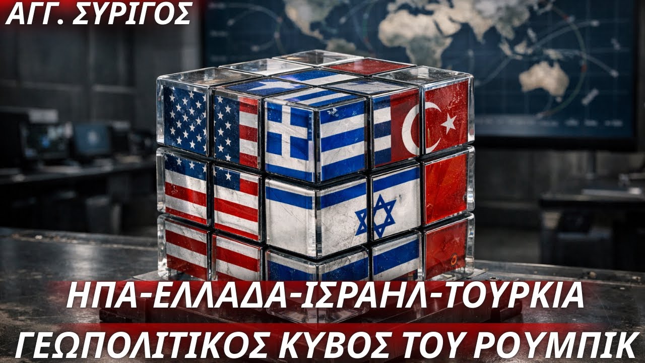 Άγγελος Συρίγος: ΗΠΑ-Ελλάδα-Ισραήλ-Τουρκία. Γεωπολιτικός κύβος του Ρούμπικ
