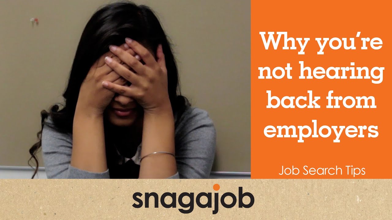 Job Search Tips (Part 5): Why you're not hearing back from employers