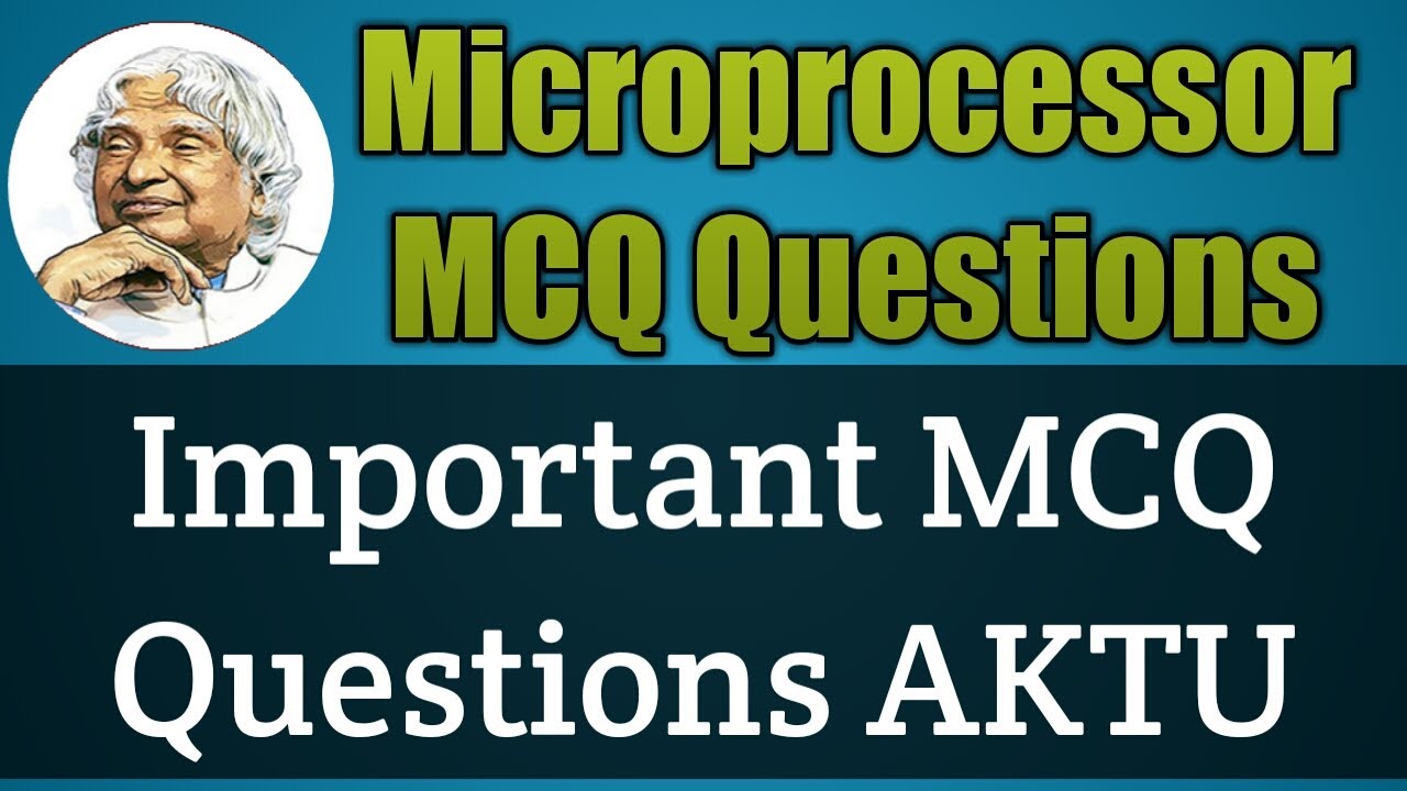 Microporcessor MCQ Questions | Important Microprocessor MCQ | Microprocessor MCQ AKTU | AKTU | MCQ