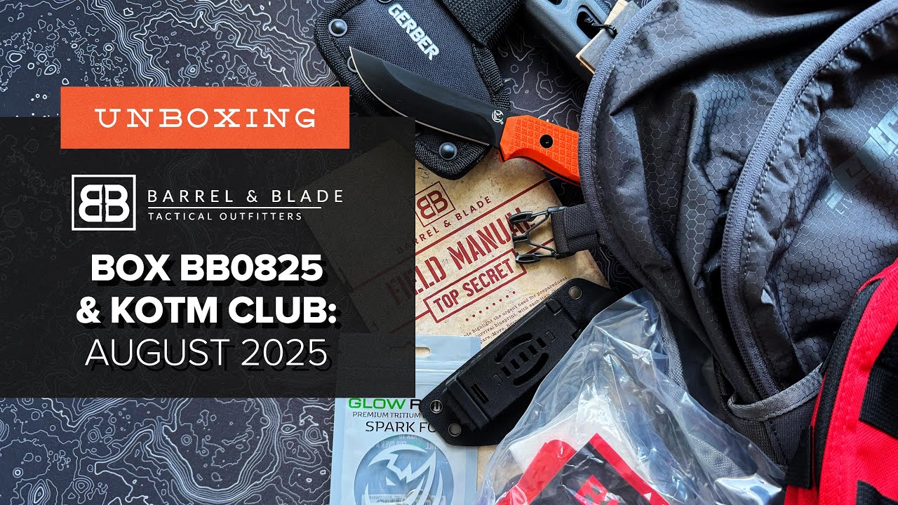 Barrel & Blade SUPER Unboxing - August 2025 - NEW Recon Tier and KOTM Club