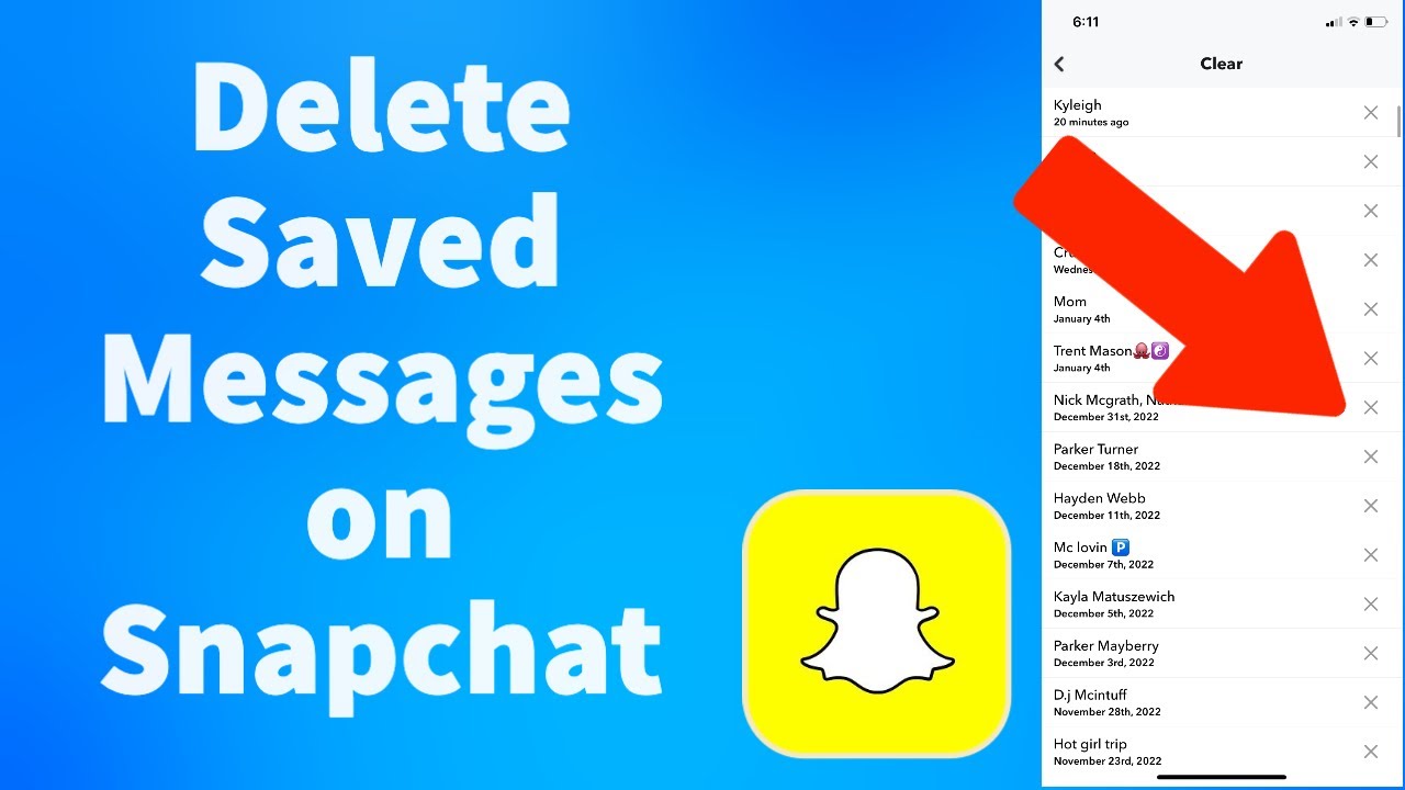 How to Delete Your Saved Messages on Snapchat
