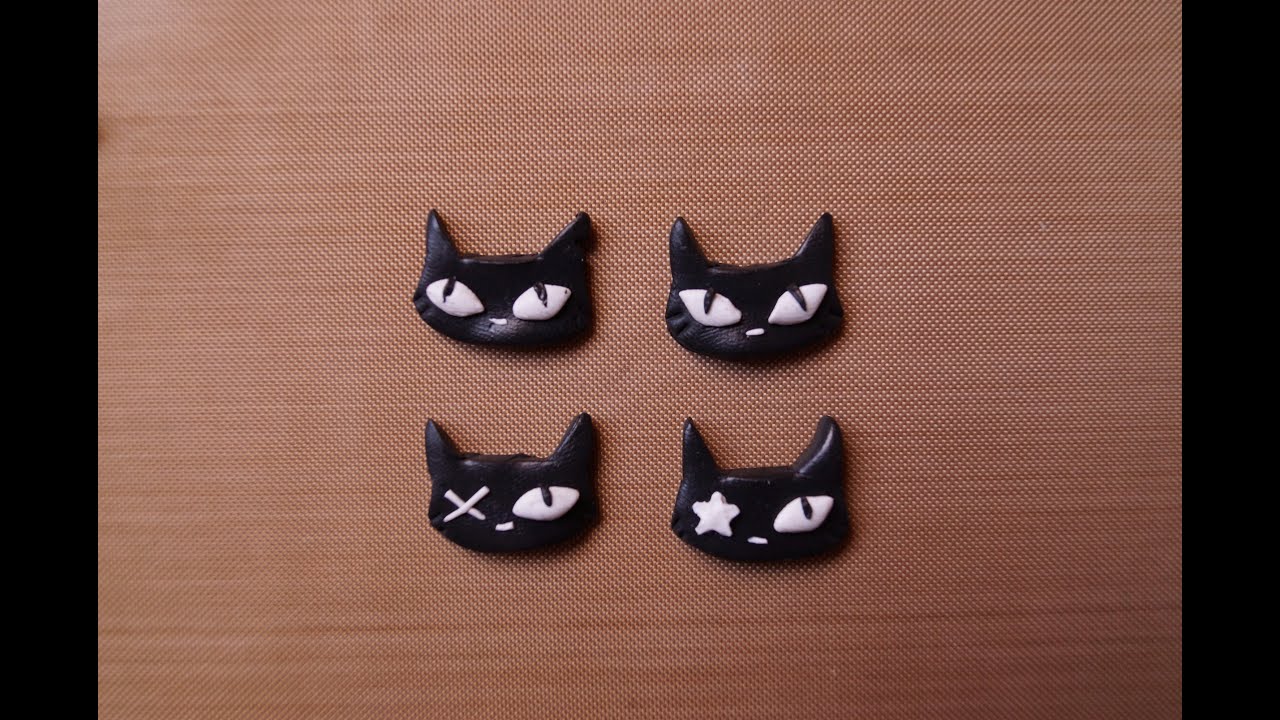 Cats of Emily the Strange: Polymer Clay