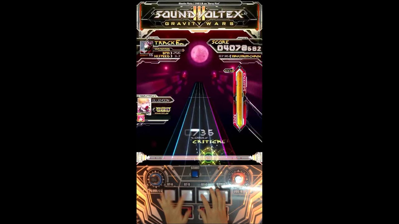 【Sound Voltex III】 Blastix Riotz (GRV) with hand shot