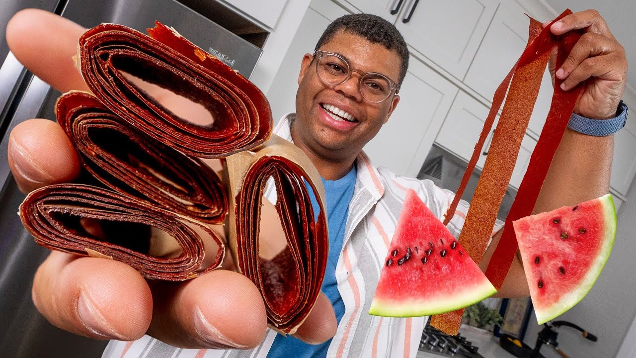 1 Ingredient Fruit Roll-Ups 🍉 | Problem Solved