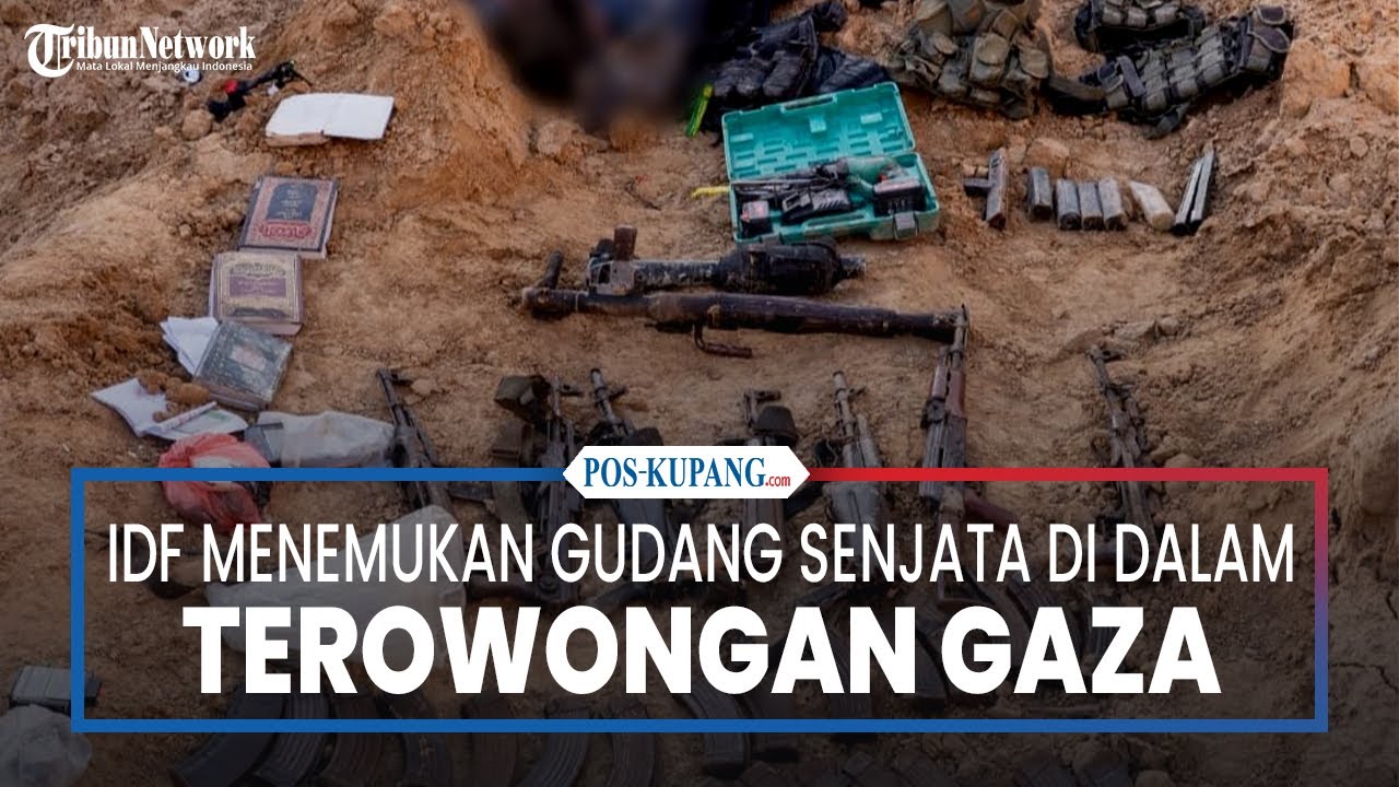 IDF Menemukan Gudang Senjata Di Dalam Terowongan Gaza