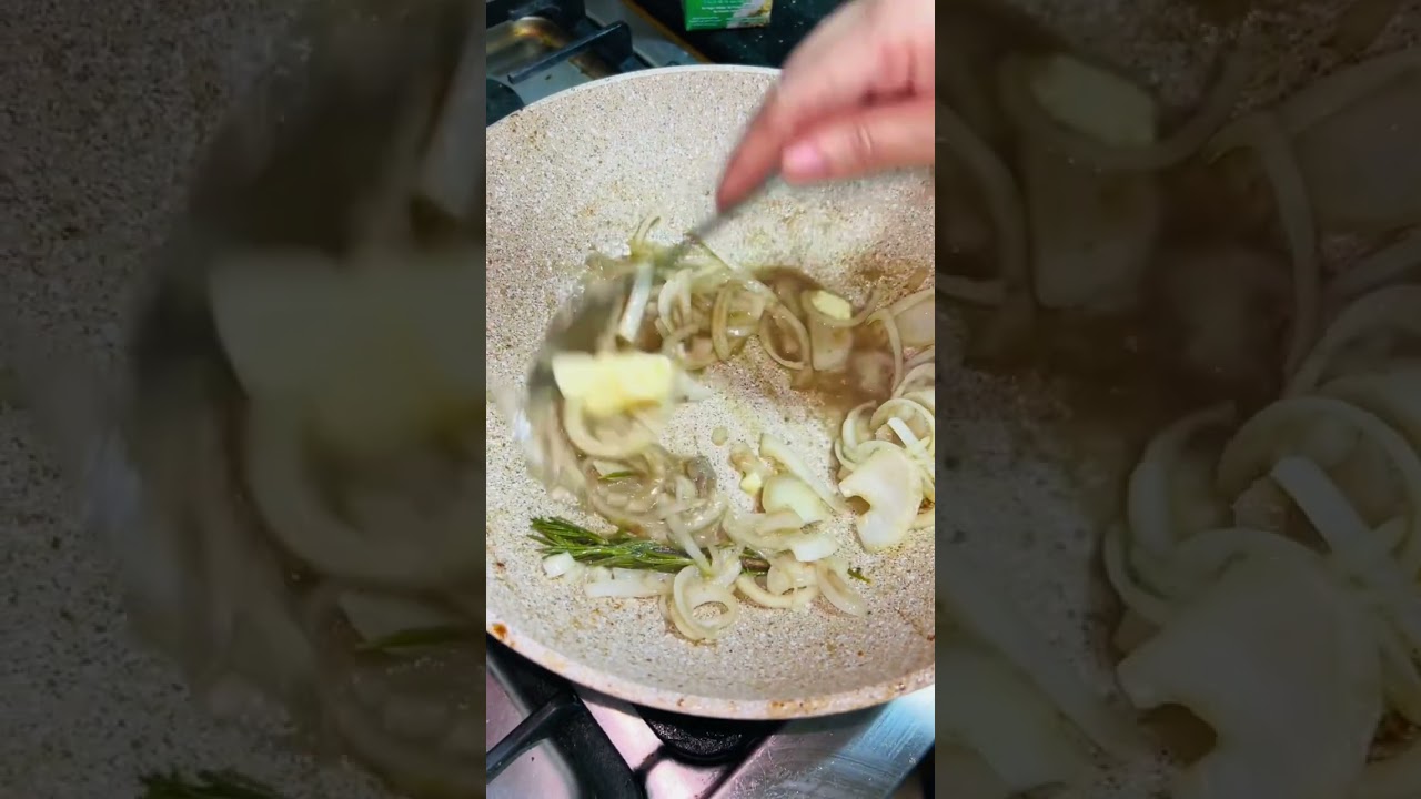 استيك بصوص الماشروم الكريمي 😋