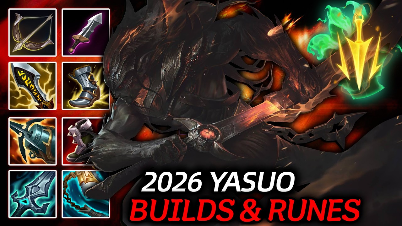 PZ ZZANG'S FULL 2026 YASUO BUILD/RUNE GUIDE