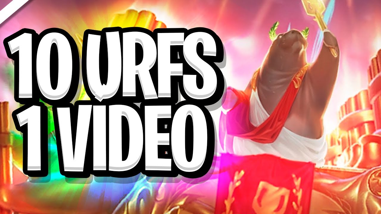 10 PARTIDAS DE URF EM 1 VÍDEO