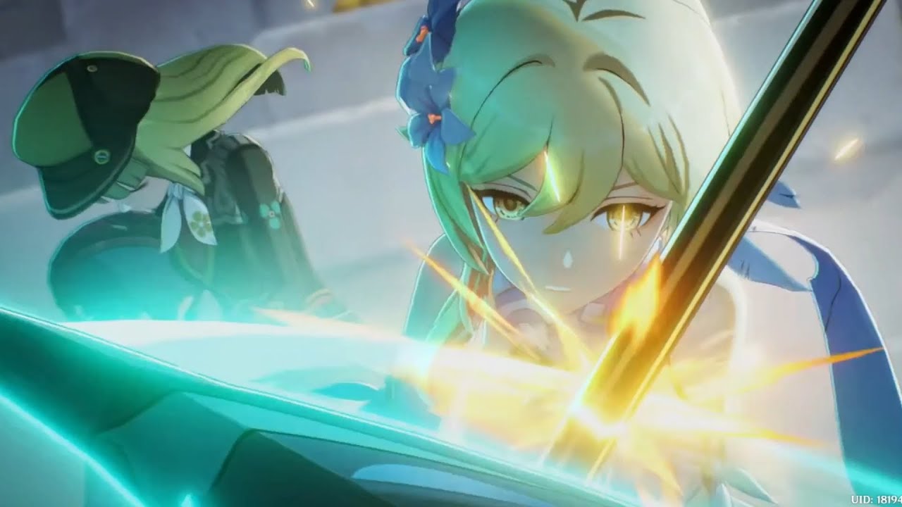 Linnea VS Celaeno Genshin Impact Version 6.5 || Linnea Story quest cutscene #genshinimpact #linnea 