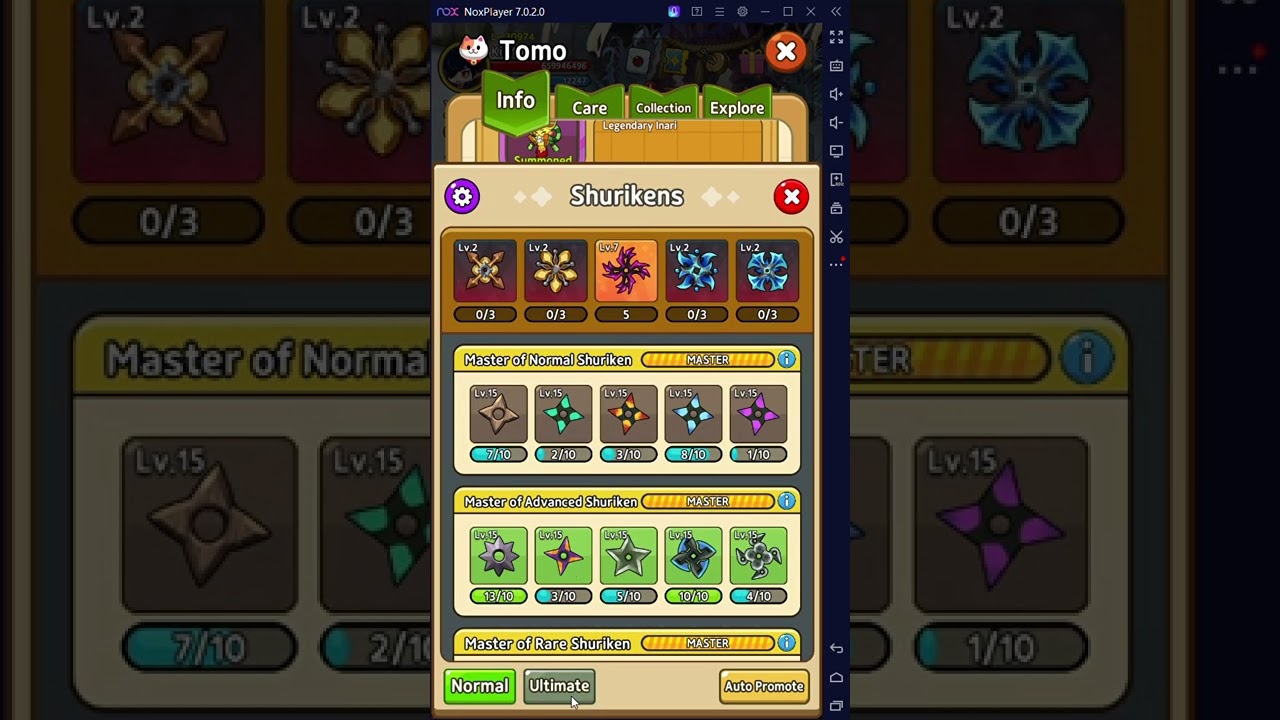 [Idle Ninja Online] NFT томо в игре