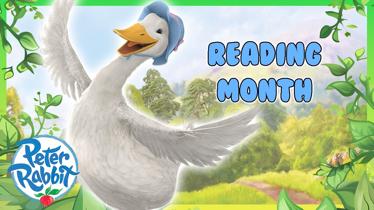 @OfficialPeterRabbit   | 🦆📚 National Reading Month 📕♥️ | 20+ Mins | Cartoons For Kids