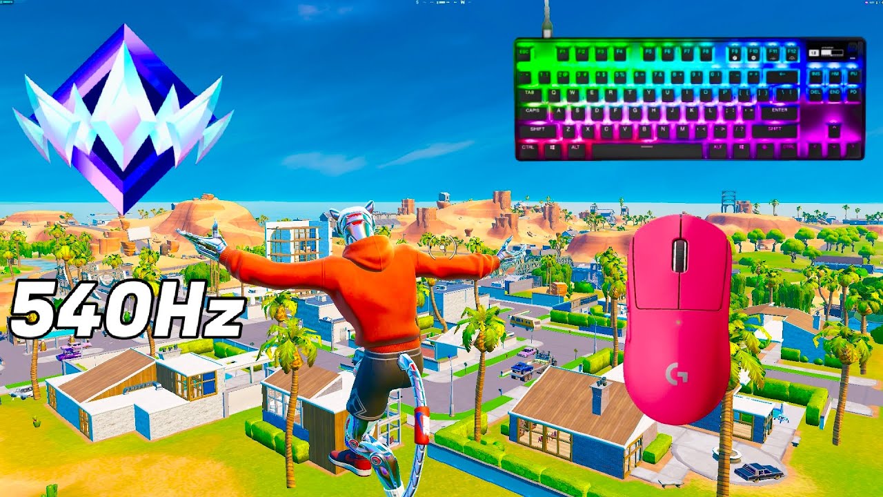 SteelSeries Apex Pro TKL ASMR 😴 Fortnite OG Ranked Reload 🏆 Satisfying Keyboard Fortnite 360 FPS 4K