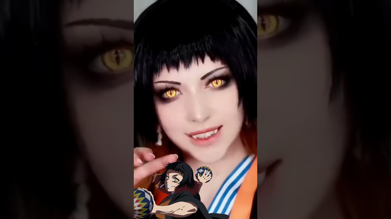 Cosplay sosamaru (demon slayer) con lentes Spirit