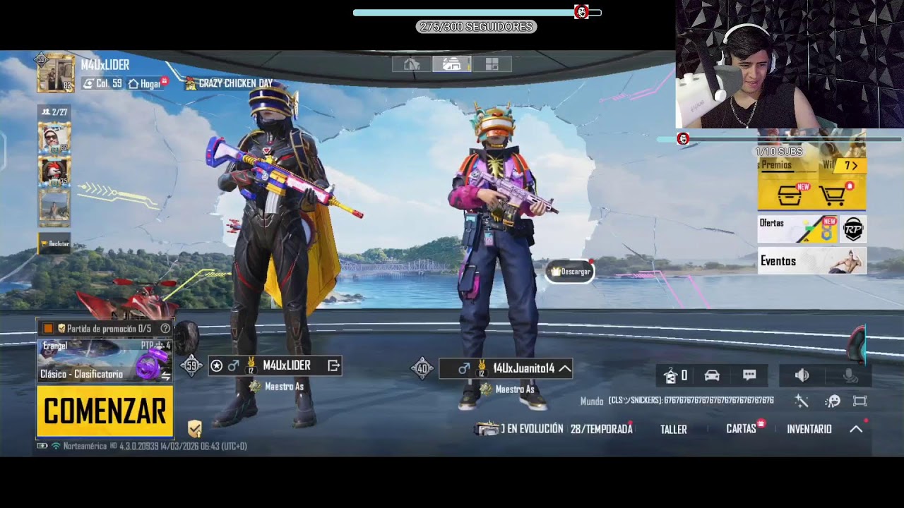 PRIMER STREAM EN PUBG MOBILE PAA CON SUBS