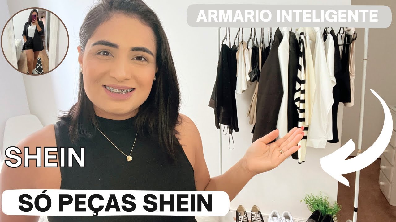 GUARDA ROUPA DA SHEIN| PEÇAS ESSENCIAIS DA SHEIN -guarda roupa inteligente com peças da shein