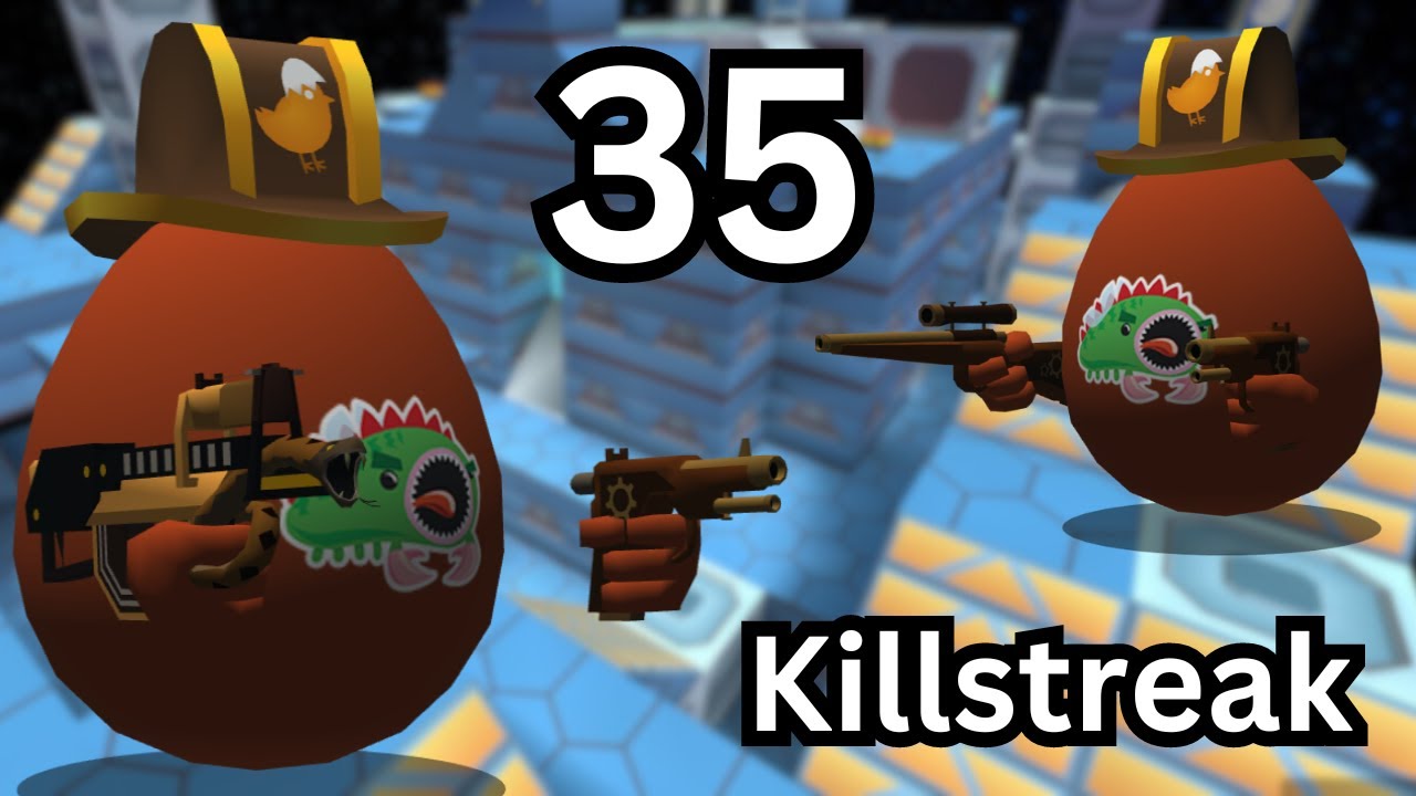A Smooth 35 Killstreak With Crackshot & Whipper | Shell Shockers
