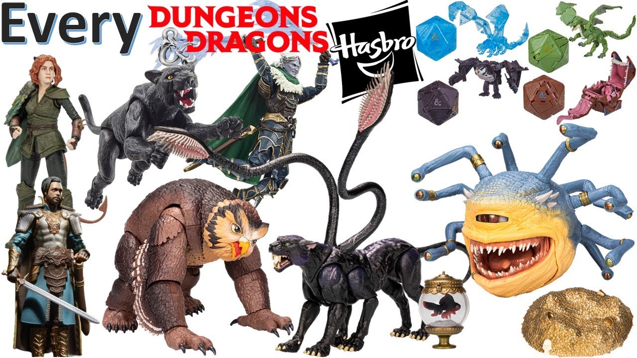 *see newer video* Every Hasbro D&D Dungeons & Dragons Comparison Cartoon Movie Honor Among Thieves