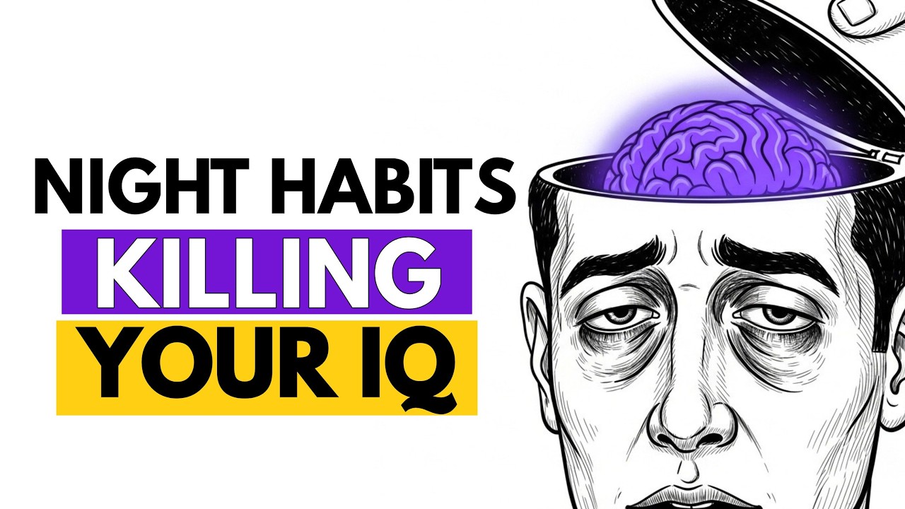 10 Nighttime Habits Causing Insomnia & Lowering Your IQ (Psychology Fixes)