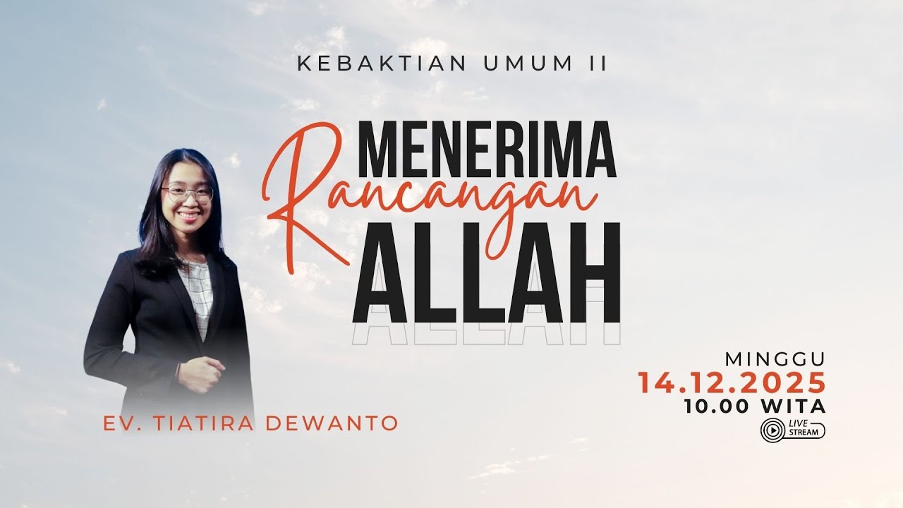 Kebaktian Umum 2 GMIM Jemaat Kristus Manado | Minggu, 14 Desember 2025