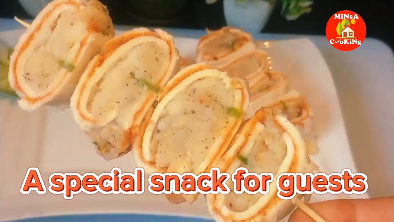 Spicy Potato Pinwheel Sandwich | pinwheel sandwich | potato recipes | special snack for guests