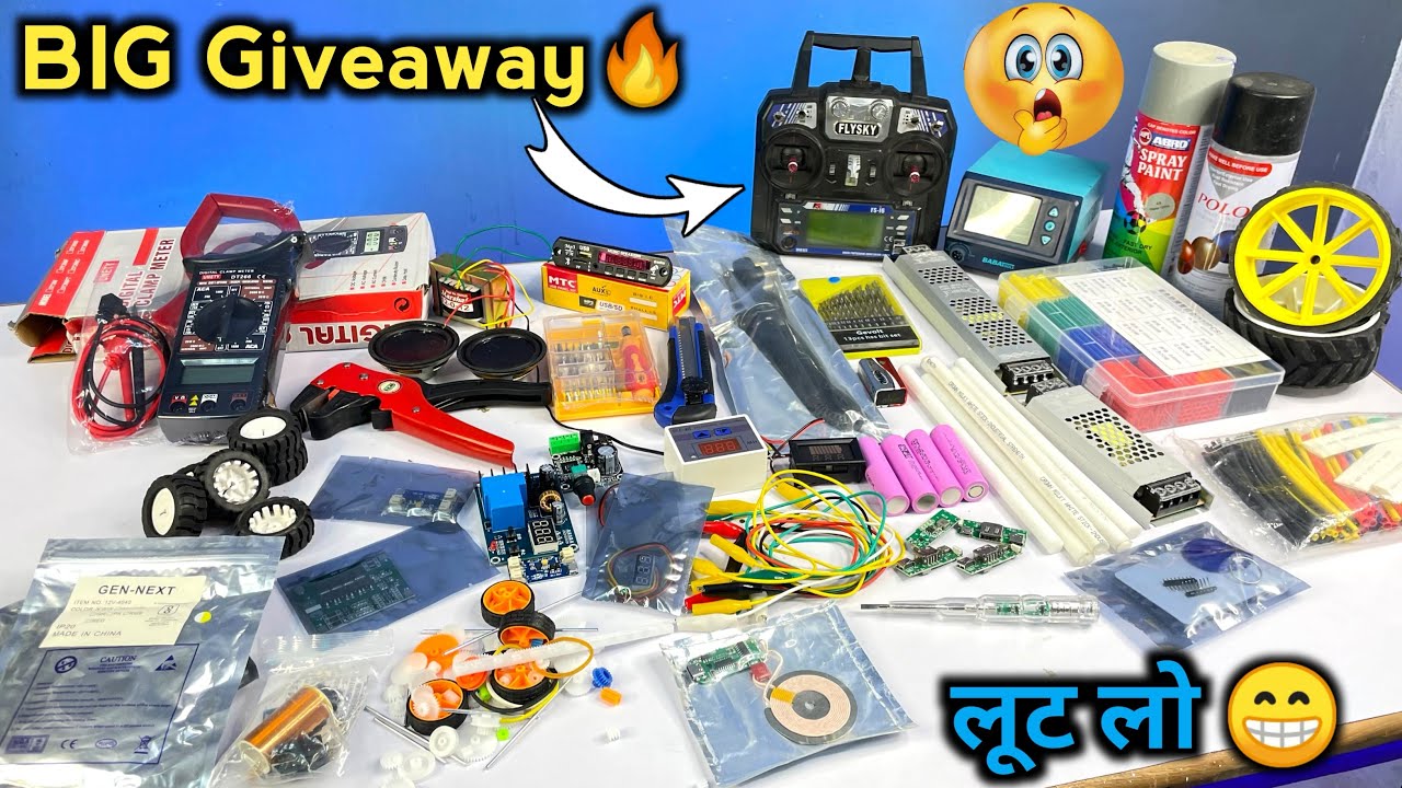 धमाकेदार Offer🔥|| Upto 90% Off🤑 || Electronics Components Unboxing || Giveaway🎁