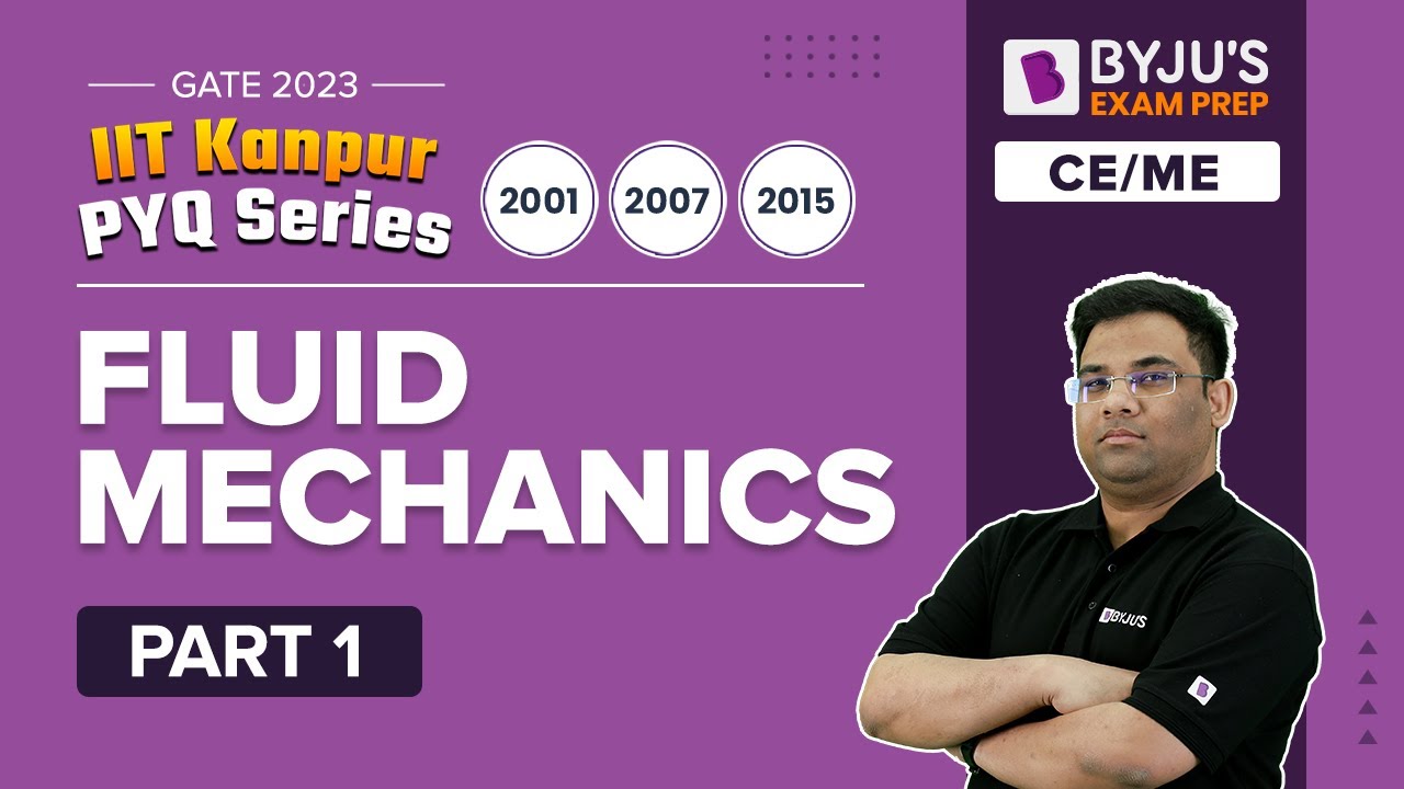 Fluid Mechanics Previous Year Questions (PYQs) (Part-1) | GATE 2023 Civil (CE) & Mechanical (ME)