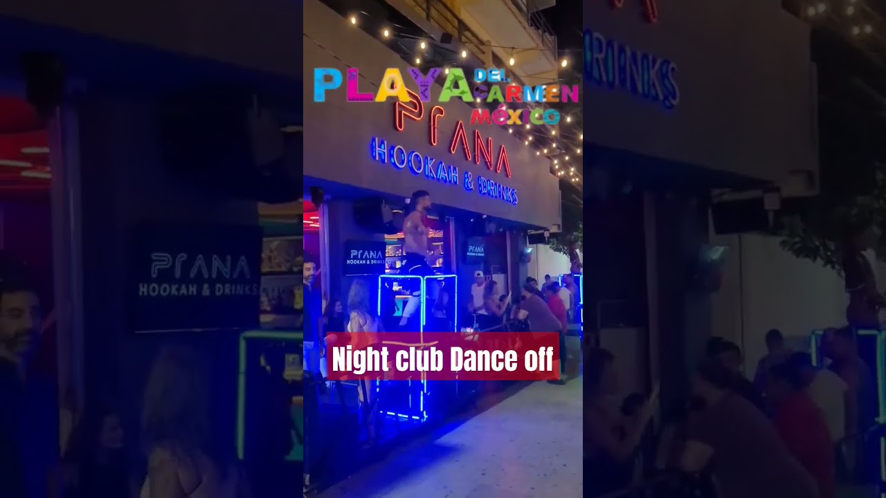night club dance off in playa de carmen #mexico #nightlife #party
