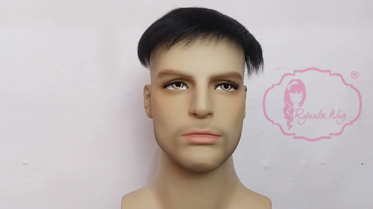 Ryuuta Wig Real Human Hair Toupee Base 16 x 18 cm #RyuutaWig #toupee #toupeeclip #hairtopper #wigs