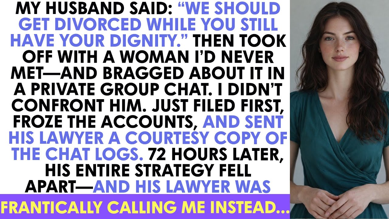 My Husband Said: “We Should Get Divorced While You Still Have Your Dignity.” Then Took...