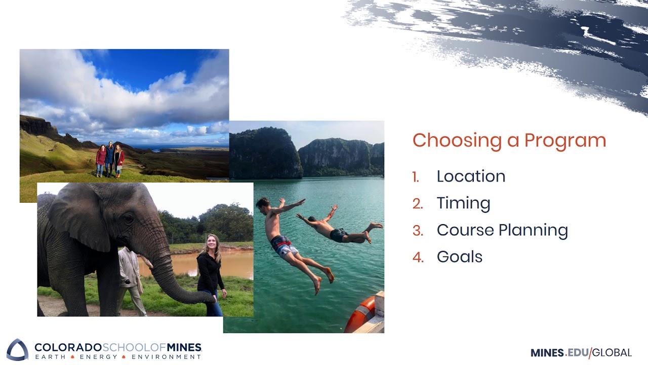 Mines Study Abroad: Getting Started