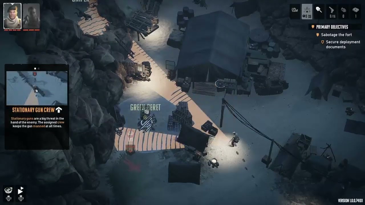 Commandos Origins - Operation Nightfall No Kill [Veteran]