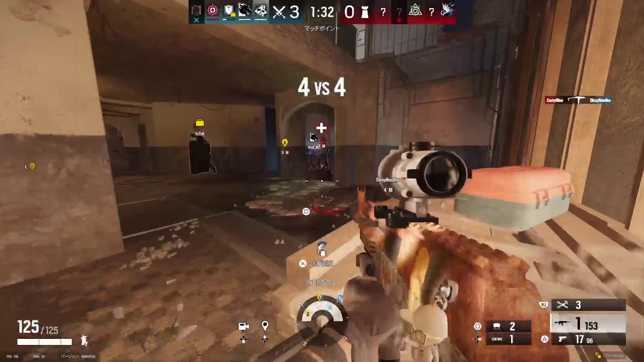 R6S日本1位のリハビリランク‼️